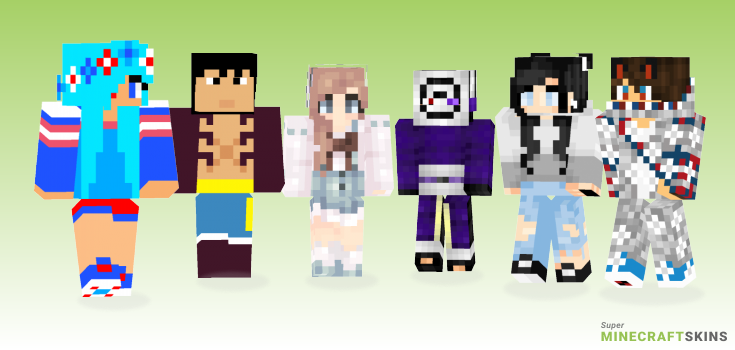 4th Minecraft Skins - Best Free Minecraft skins for Girls and Boys