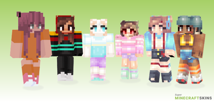 80s Minecraft Skins - Best Free Minecraft skins for Girls and Boys