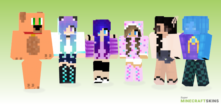 Adorable Minecraft Skins - Best Free Minecraft skins for Girls and Boys