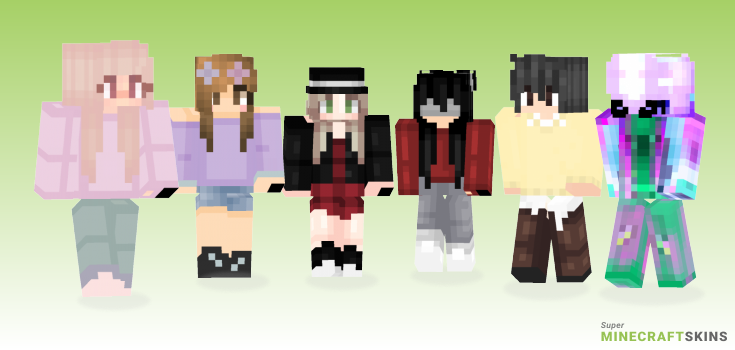 Again Minecraft Skins - Best Free Minecraft skins for Girls and Boys
