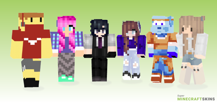 Anime Minecraft Skins - Best Free Minecraft skins for Girls and Boys