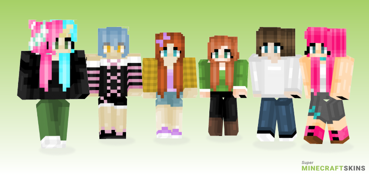 Bagged Minecraft Skins - Best Free Minecraft skins for Girls and Boys