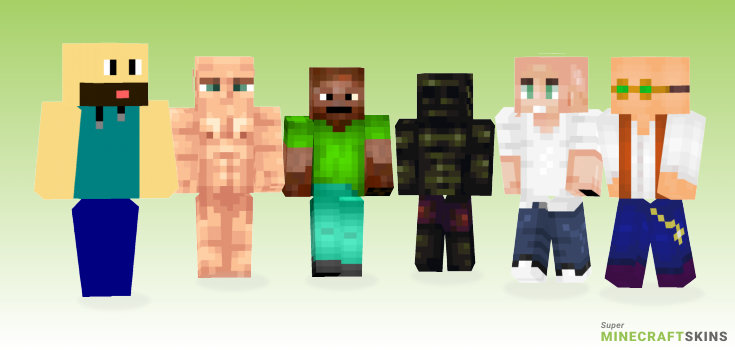Bald Minecraft Skins - Best Free Minecraft skins for Girls and Boys