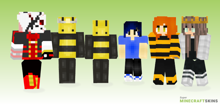 Bee Minecraft Skins - Best Free Minecraft skins for Girls and Boys