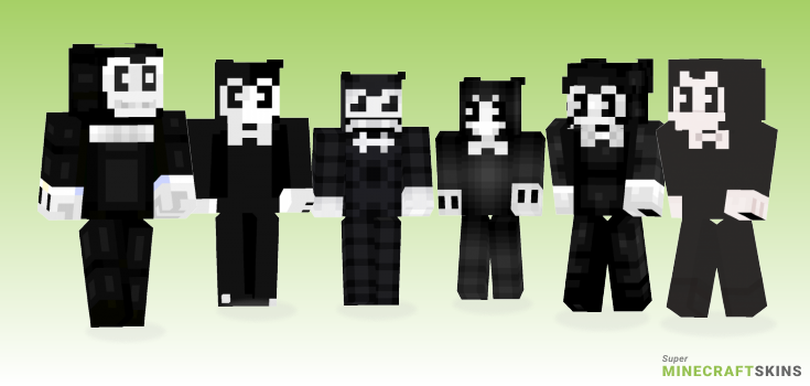 Bendy Minecraft Skins - Best Free Minecraft skins for Girls and Boys