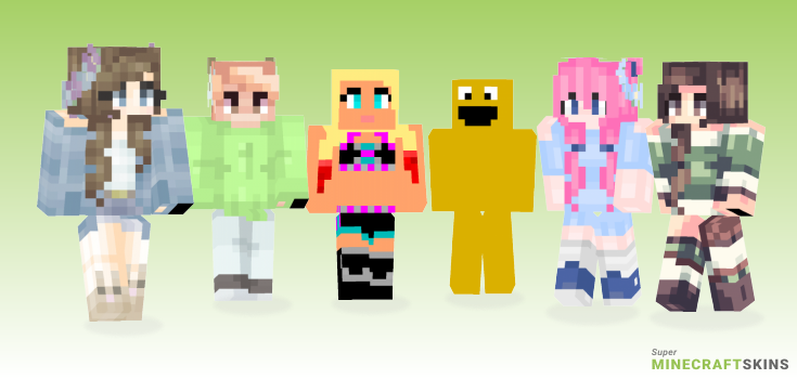 Bliss Minecraft Skins - Best Free Minecraft skins for Girls and Boys