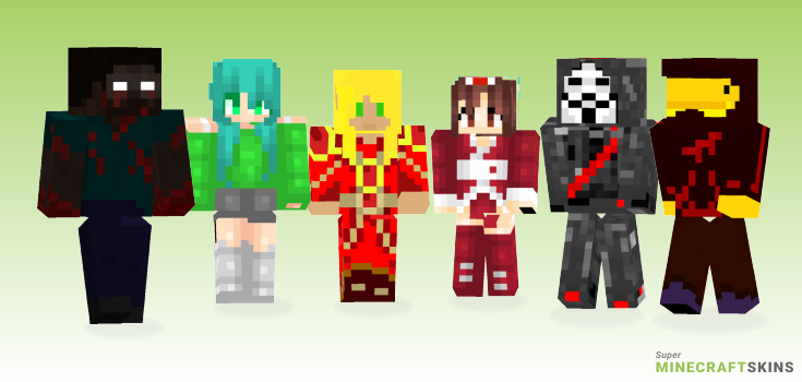 Blood Minecraft Skins - Best Free Minecraft skins for Girls and Boys