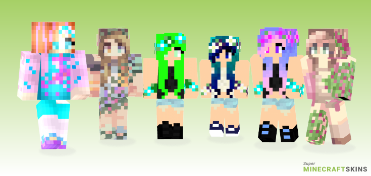 Bloom Minecraft Skins - Best Free Minecraft skins for Girls and Boys