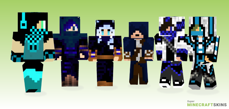 Blue assassin Minecraft Skins - Best Free Minecraft skins for Girls and Boys