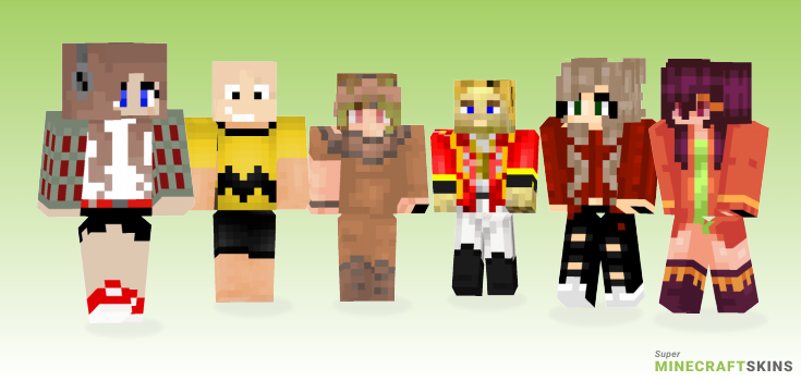 Brown Minecraft Skins - Best Free Minecraft skins for Girls and Boys