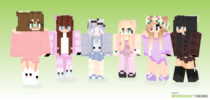 Bunny girl Minecraft Skins - Best Free Minecraft skins for Girls and Boys