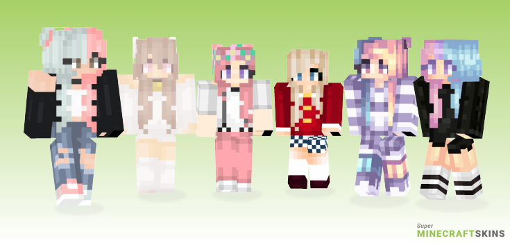 Candy Minecraft Skins - Best Free Minecraft skins for Girls and Boys