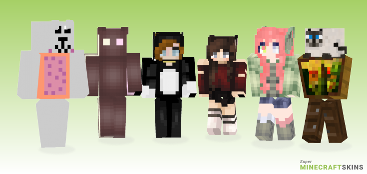 Cat Minecraft Skins - Best Free Minecraft skins for Girls and Boys