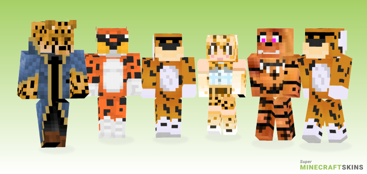 Cheetah Minecraft Skins - Best Free Minecraft skins for Girls and Boys
