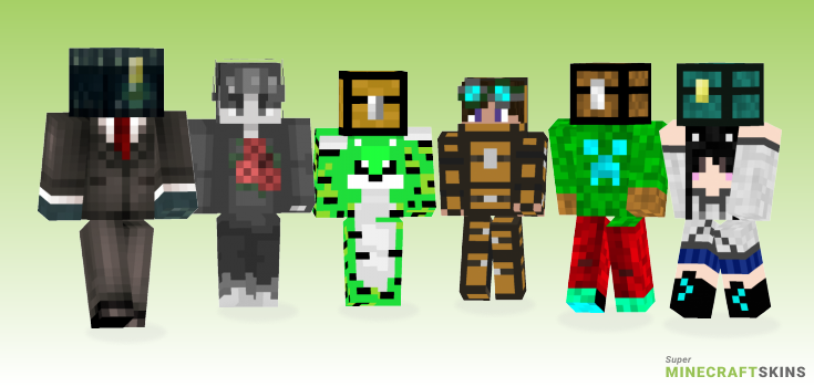 Chest Minecraft Skins - Best Free Minecraft skins for Girls and Boys