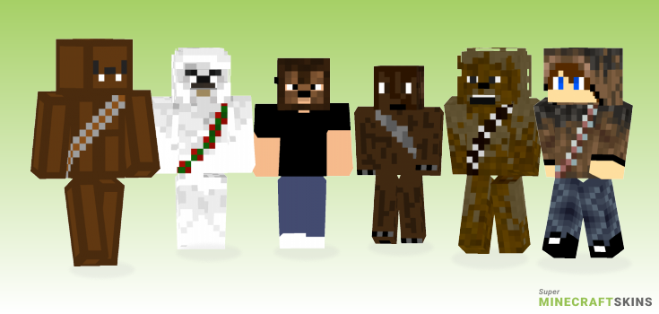 Chewbacca Minecraft Skins - Best Free Minecraft skins for Girls and Boys