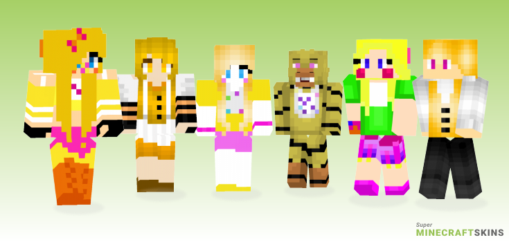 Chica Minecraft Skins - Best Free Minecraft skins for Girls and Boys