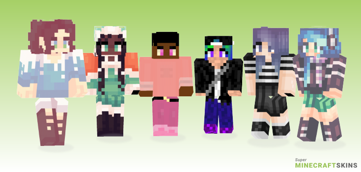 Chill Minecraft Skins - Best Free Minecraft skins for Girls and Boys