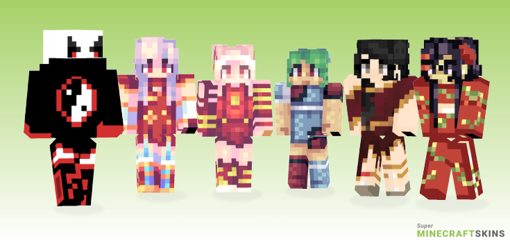 Chinese Minecraft Skins - Best Free Minecraft skins for Girls and Boys