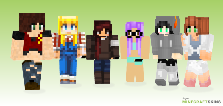 Claire Minecraft Skins - Best Free Minecraft skins for Girls and Boys