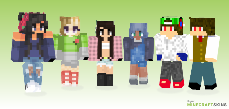 Close Minecraft Skins - Best Free Minecraft skins for Girls and Boys