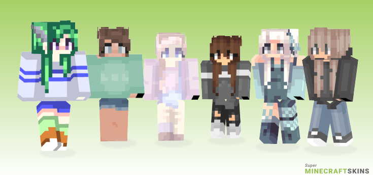 Cloudy Minecraft Skins - Best Free Minecraft skins for Girls and Boys