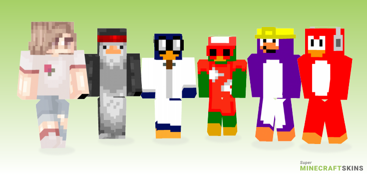 Club penguin Minecraft Skins - Best Free Minecraft skins for Girls and Boys