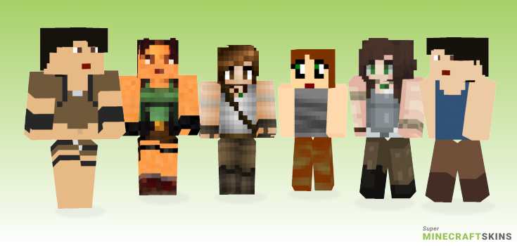 Croft Minecraft Skins - Best Free Minecraft skins for Girls and Boys