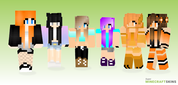 Cute Minecraft Skins - Best Free Minecraft skins for Girls and Boys