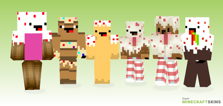 Derpy cake Minecraft Skins - Best Free Minecraft skins for Girls and Boys