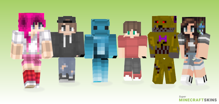 Different Minecraft Skins - Best Free Minecraft skins for Girls and Boys