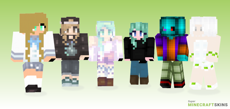 Drop Minecraft Skins - Best Free Minecraft skins for Girls and Boys