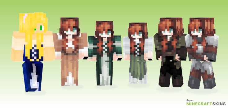 Evangeline Minecraft Skins - Best Free Minecraft skins for Girls and Boys