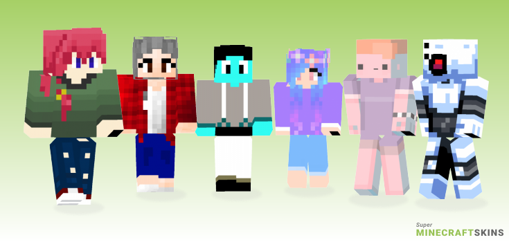 Experiment Minecraft Skins - Best Free Minecraft skins for Girls and Boys
