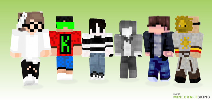 Faceless Minecraft Skins - Best Free Minecraft skins for Girls and Boys