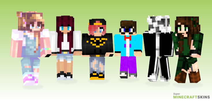 Fan Minecraft Skins - Best Free Minecraft skins for Girls and Boys