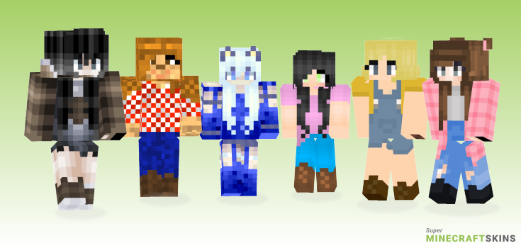 Farm girl Minecraft Skins - Best Free Minecraft skins for Girls and Boys