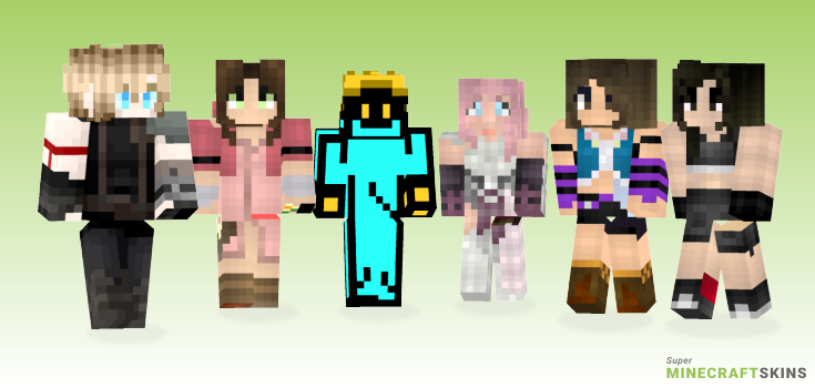 Final fantasy Minecraft Skins - Best Free Minecraft skins for Girls and Boys