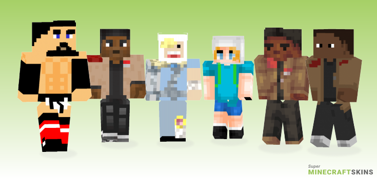 Finn Minecraft Skins - Best Free Minecraft skins for Girls and Boys