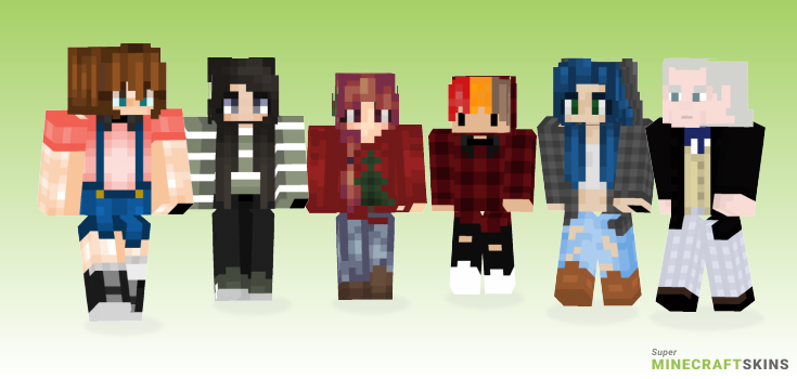 First Minecraft Skins - Best Free Minecraft skins for Girls and Boys