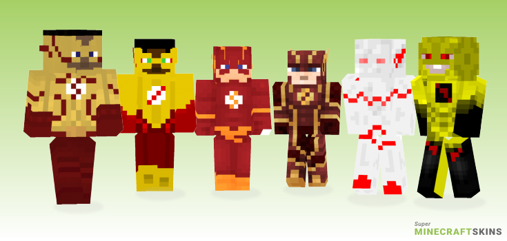 Flash Minecraft Skins - Best Free Minecraft skins for Girls and Boys