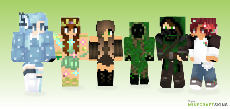 Forest Minecraft Skins - Best Free Minecraft skins for Girls and Boys
