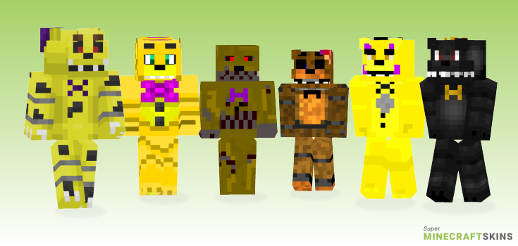 Fredbear Minecraft Skins - Best Free Minecraft skins for Girls and Boys