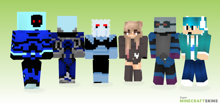 Freeze Minecraft Skins - Best Free Minecraft skins for Girls and Boys