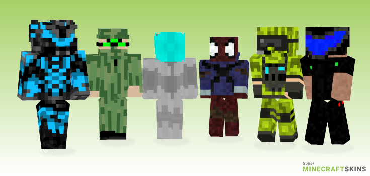 Futuristic Minecraft Skins - Best Free Minecraft skins for Girls and Boys