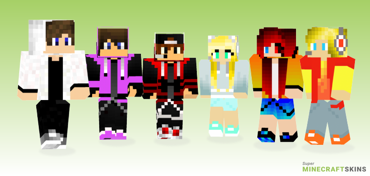 Gaming Minecraft Skins - Best Free Minecraft skins for Girls and Boys