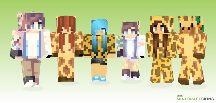 Giraffe Minecraft Skins - Best Free Minecraft skins for Girls and Boys