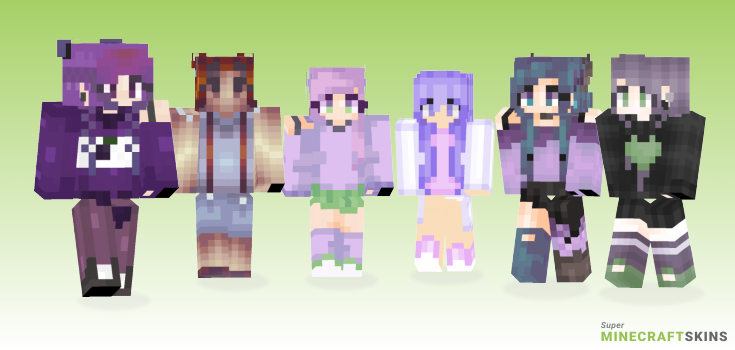 Grape Minecraft Skins - Best Free Minecraft skins for Girls and Boys