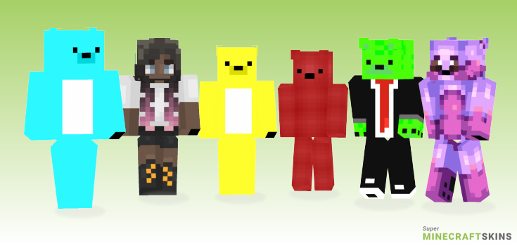 Gummy Minecraft Skins - Best Free Minecraft skins for Girls and Boys