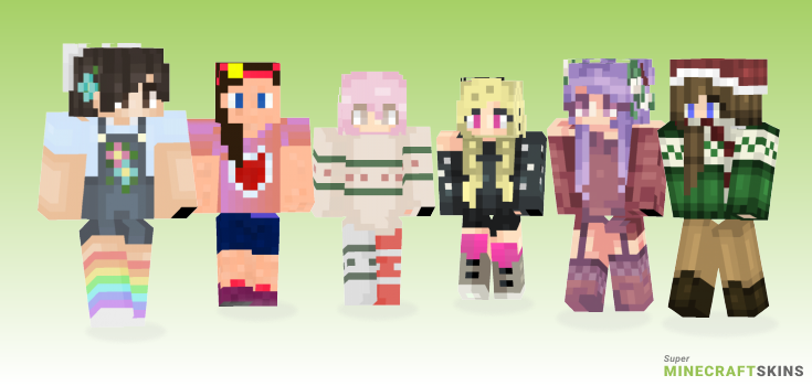Happy Minecraft Skins - Best Free Minecraft skins for Girls and Boys